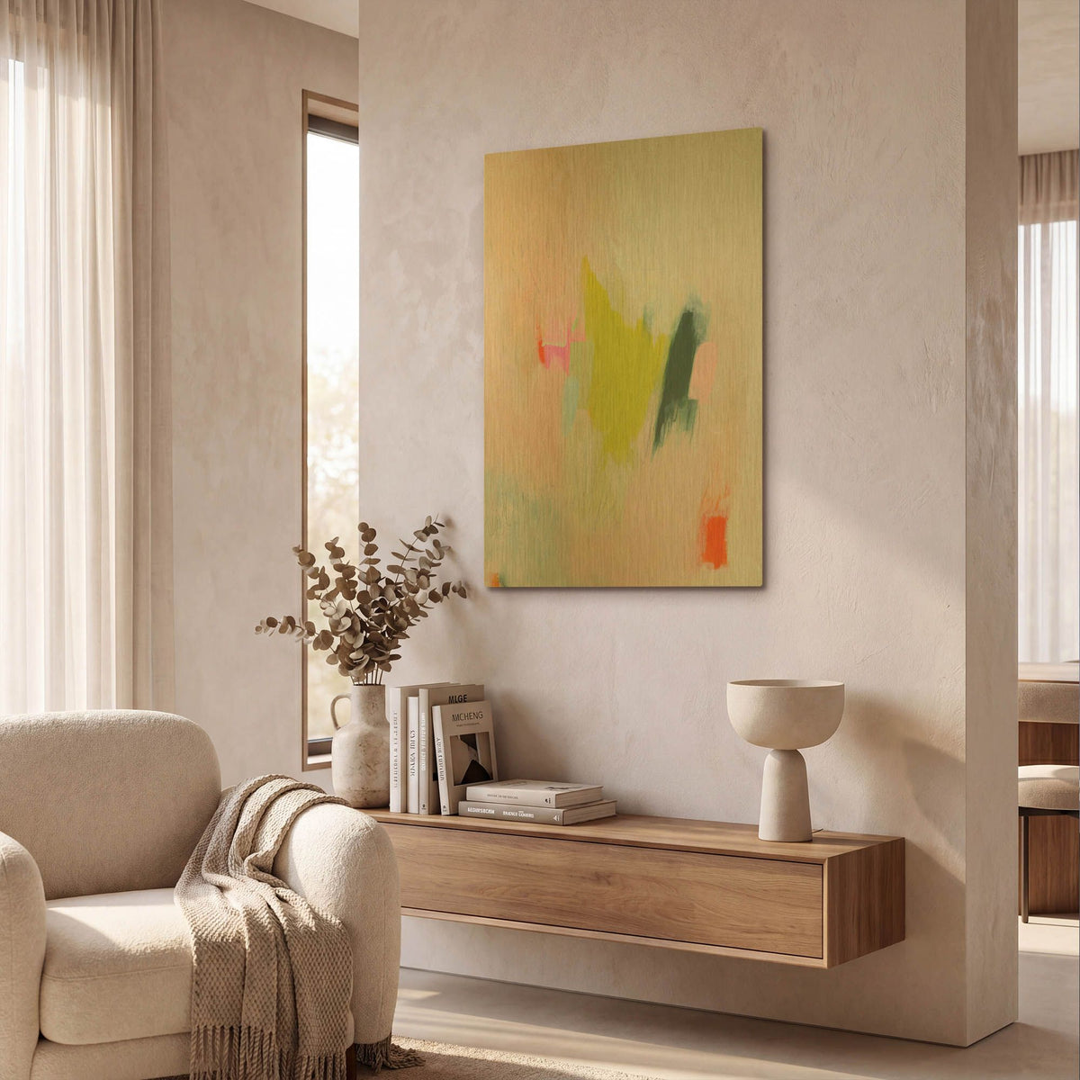 'Lucia' By Melissa Donoho Gold Metal Wall Art