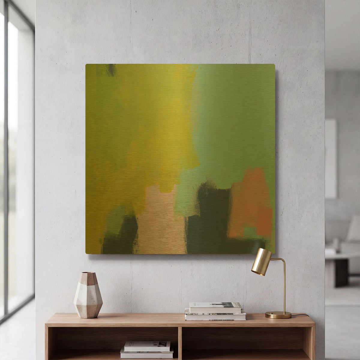 'Pyrus' By Melissa Donoho Gold Metal Wall Art