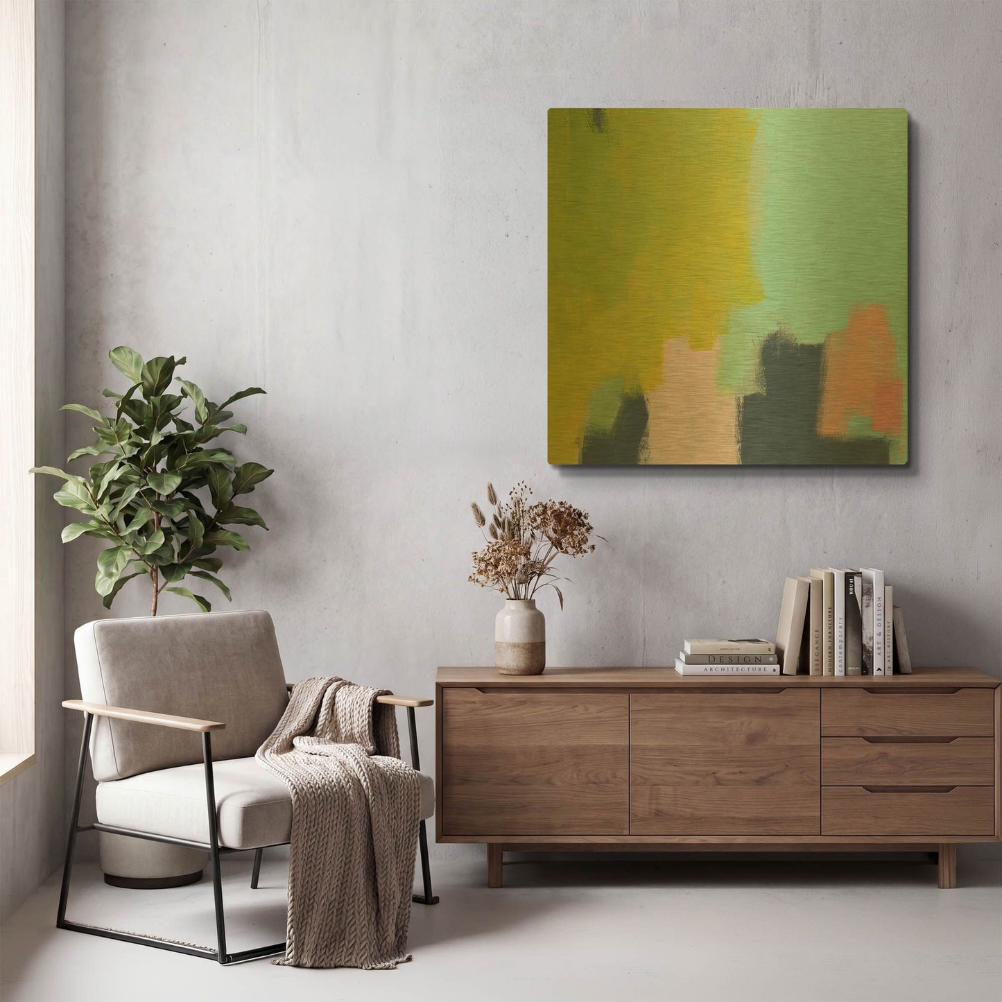 'Pyrus' By Melissa Donoho Gold Metal Wall Art