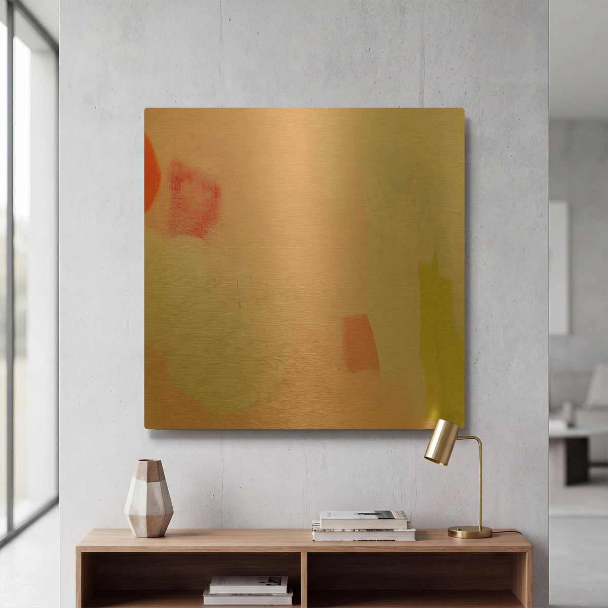 'Seed Pack' By Melissa Donoho Gold Metal Wall Art