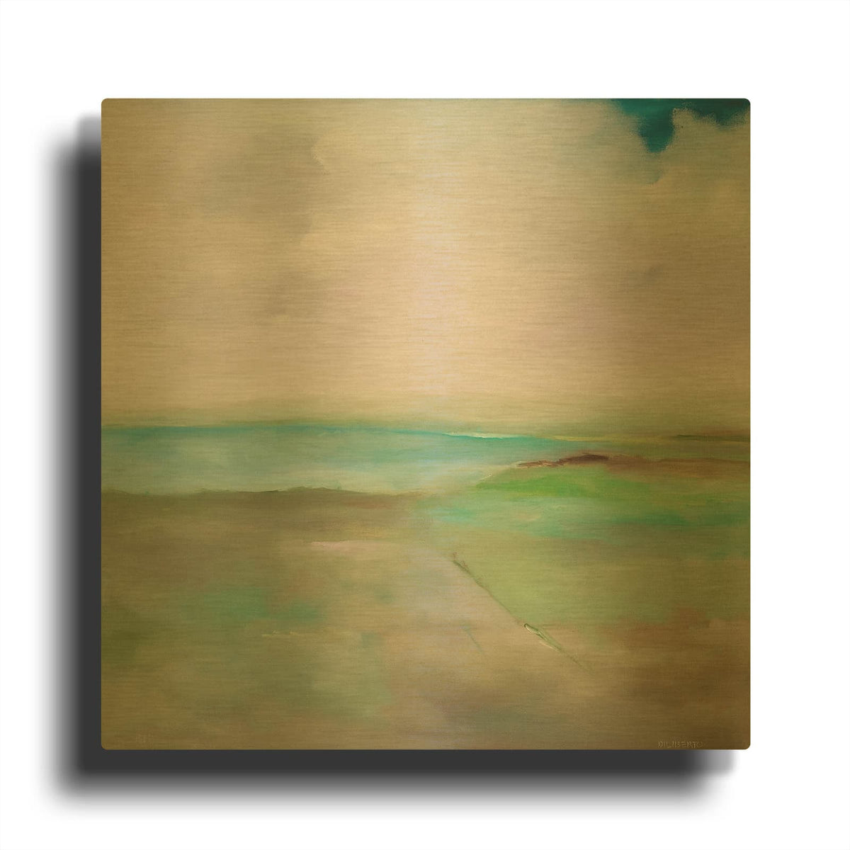 'Crossroads' By Michael A. Diliberto Gold Metal Wall Art