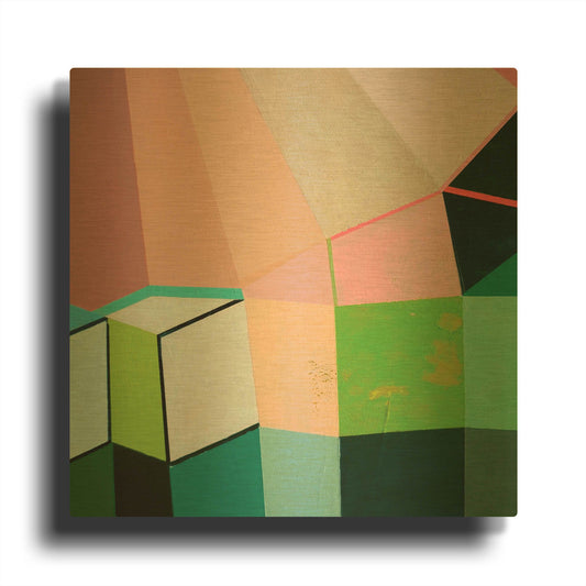 'Angles No. 1' By Naomi Taitz Duffy Gold Metal Wall Art