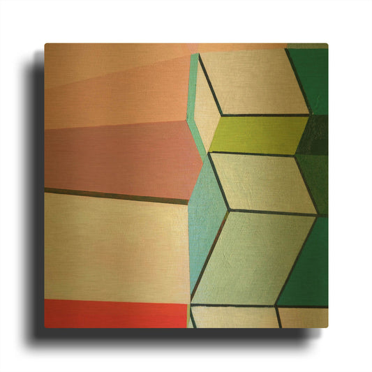 'Angles No. 2' By Naomi Taitz Duffy Gold Metal Wall Art