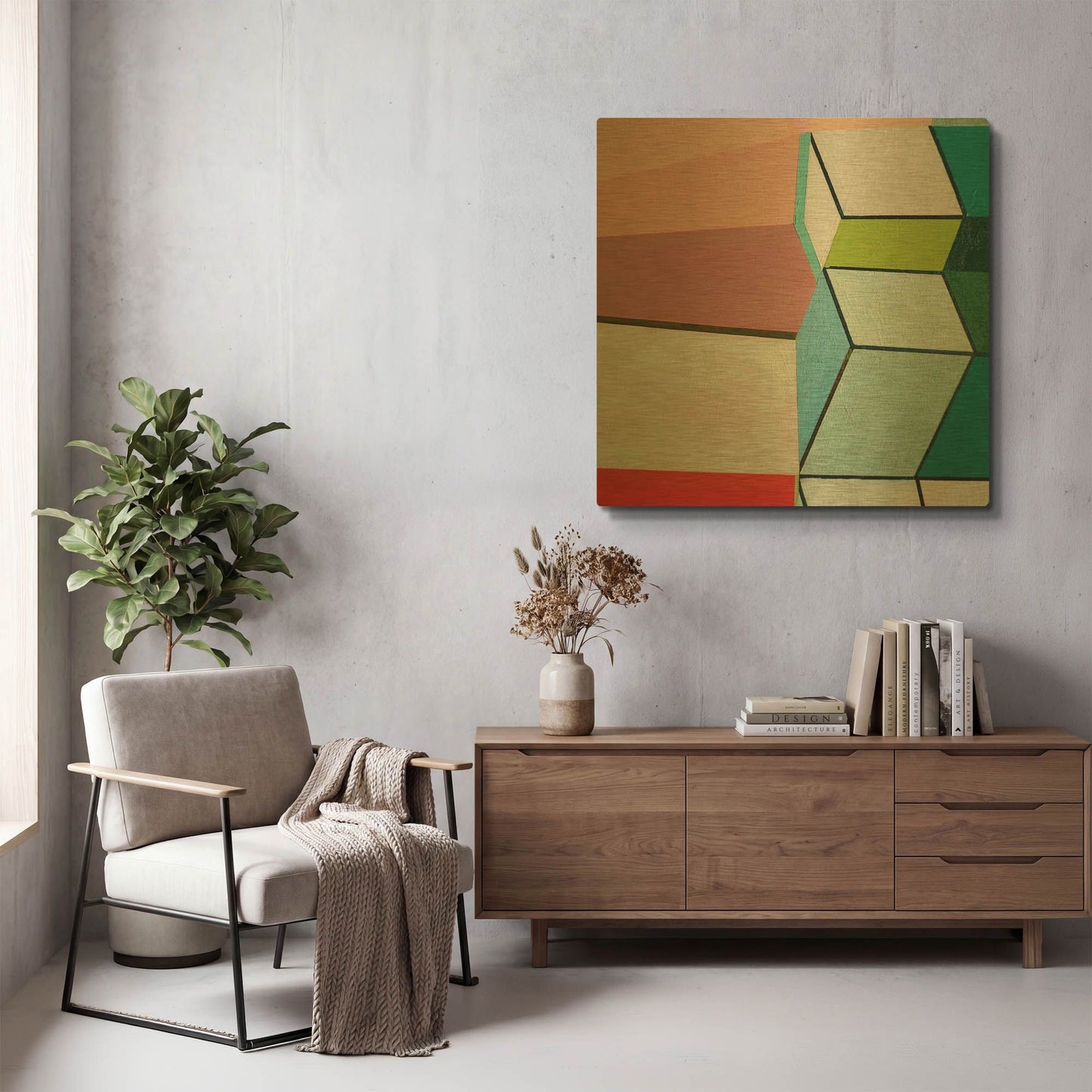 'Angles No. 2' By Naomi Taitz Duffy Gold Metal Wall Art