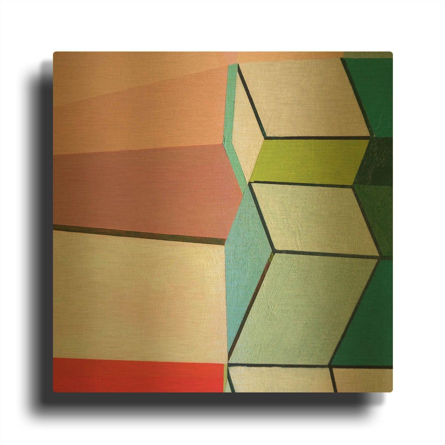 'Angles No. 2' By Naomi Taitz Duffy Gold Metal Wall Art
