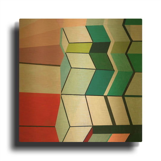 'Angles No. 3' By Naomi Taitz Duffy Gold Metal Wall Art