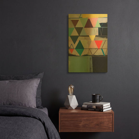 'I Was Hoping You Would Come' By Naomi Taitz Duffy Gold Metal Wall Art