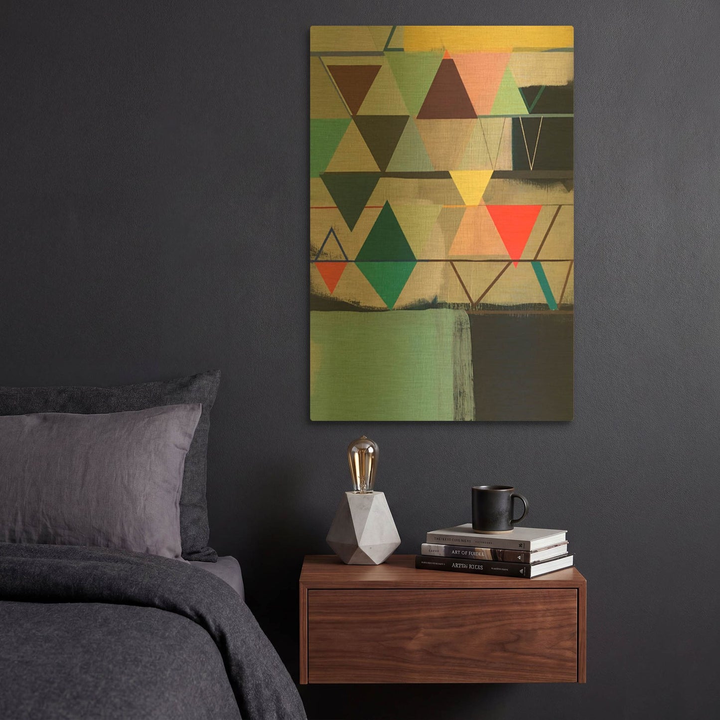 'I Was Hoping You Would Come' By Naomi Taitz Duffy Gold Metal Wall Art