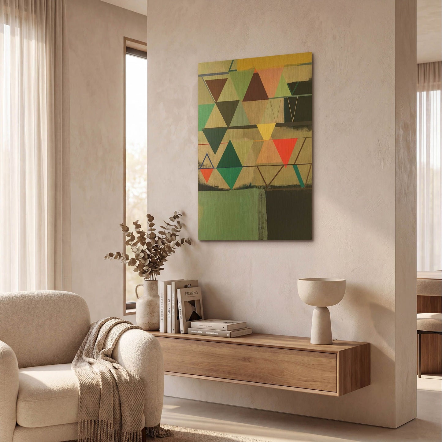 'I Was Hoping You Would Come' By Naomi Taitz Duffy Gold Metal Wall Art