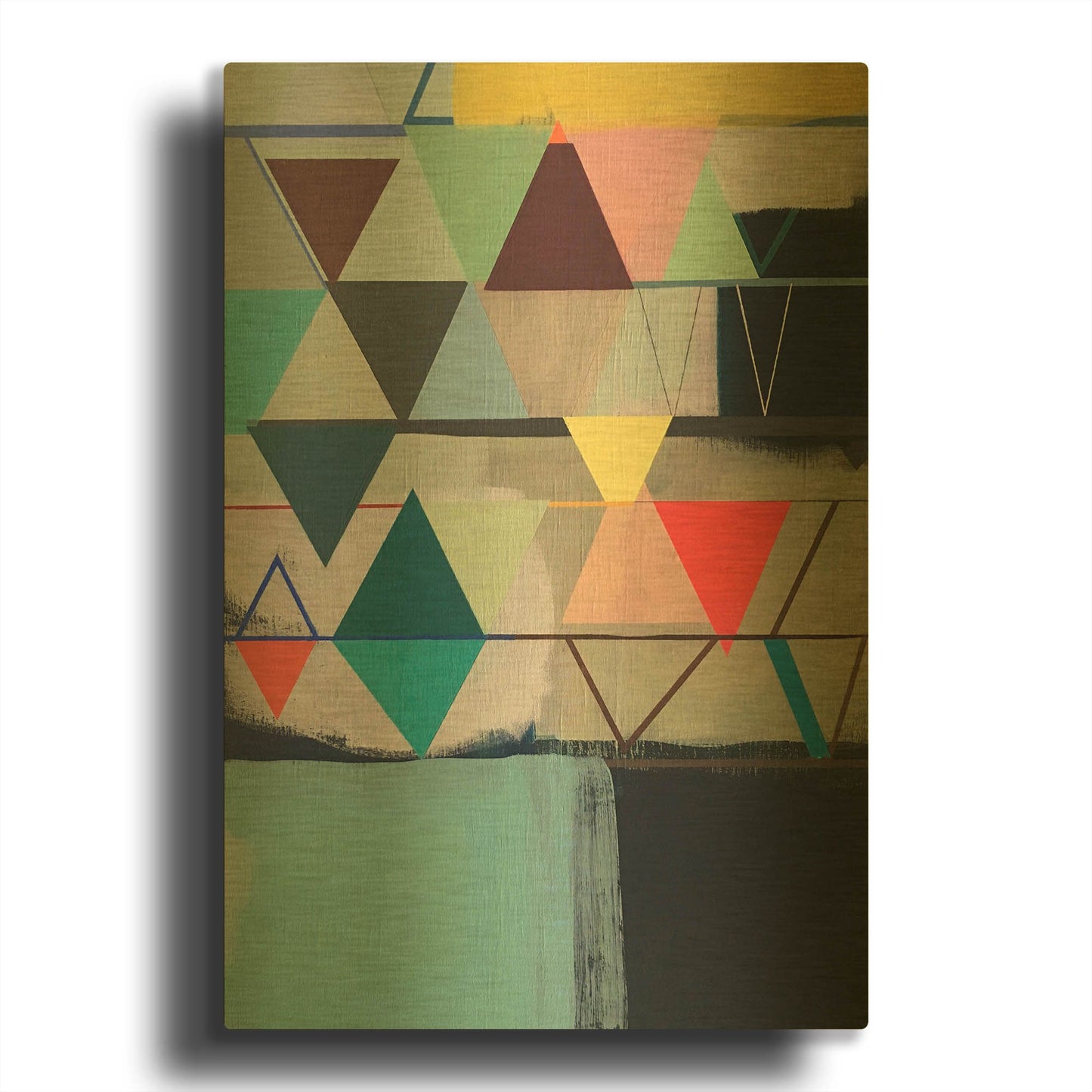 'I Was Hoping You Would Come' By Naomi Taitz Duffy Gold Metal Wall Art