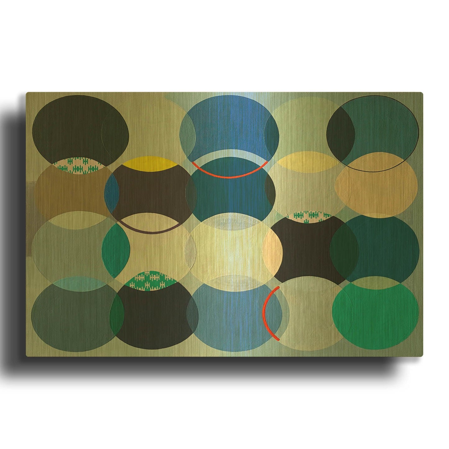 'If I Must' By Naomi Taitz Duffy Gold Metal Wall Art