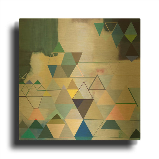 'Journey Time' By Naomi Taitz Duffy Gold Metal Wall Art