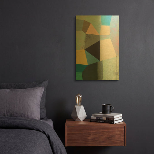'Sitting Still' By Naomi Taitz Duffy Gold Metal Wall Art