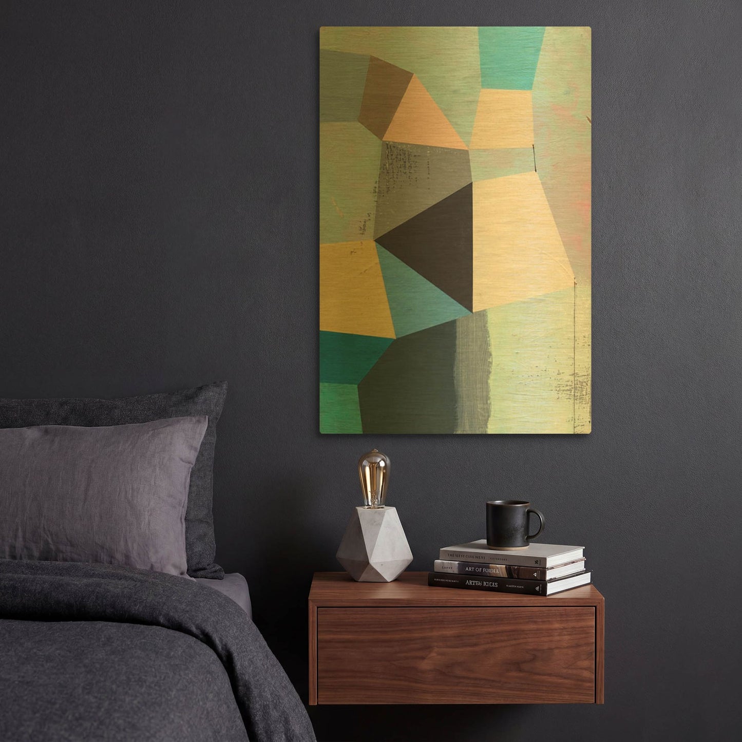 'Sitting Still' By Naomi Taitz Duffy Gold Metal Wall Art