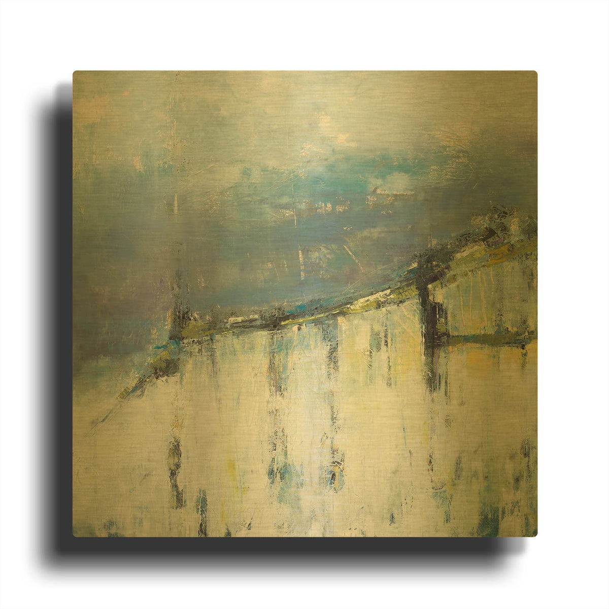 'Camarillo' By Patrick Dennis Gold Metal Wall Art