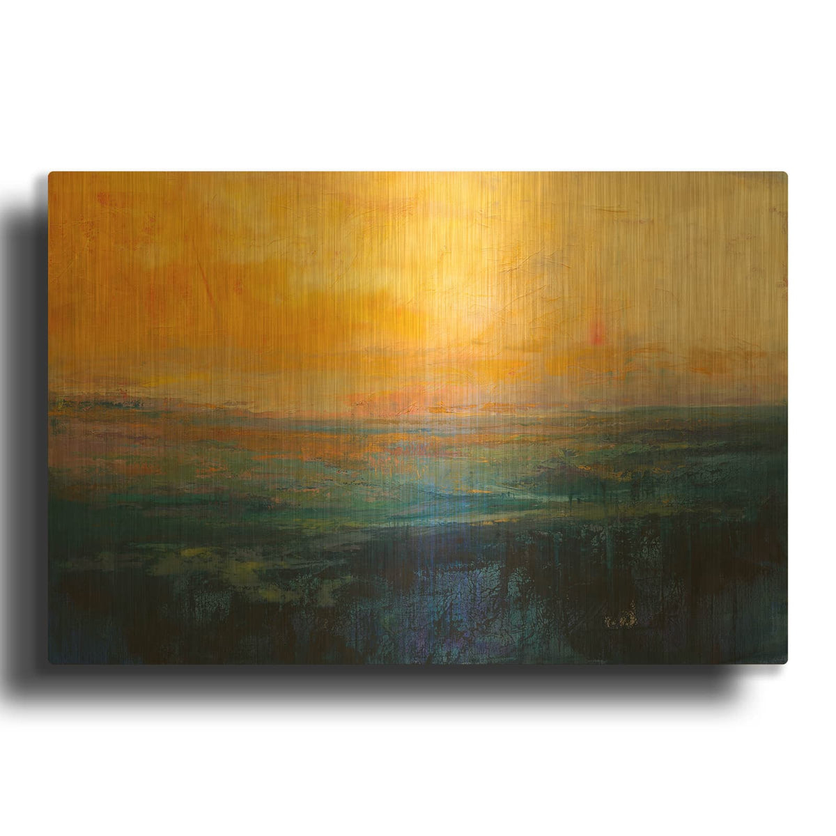 'Devine Perfection' By Patrick Dennis Gold Metal Wall Art