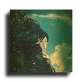 'Lady Night' By Paula Belle Flores Gold Metal Wall Art