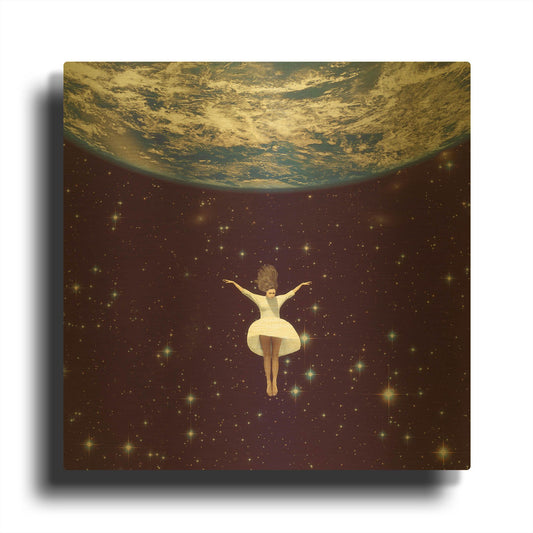 'Let It All Go' By Paula Belle Flores Gold Metal Wall Art