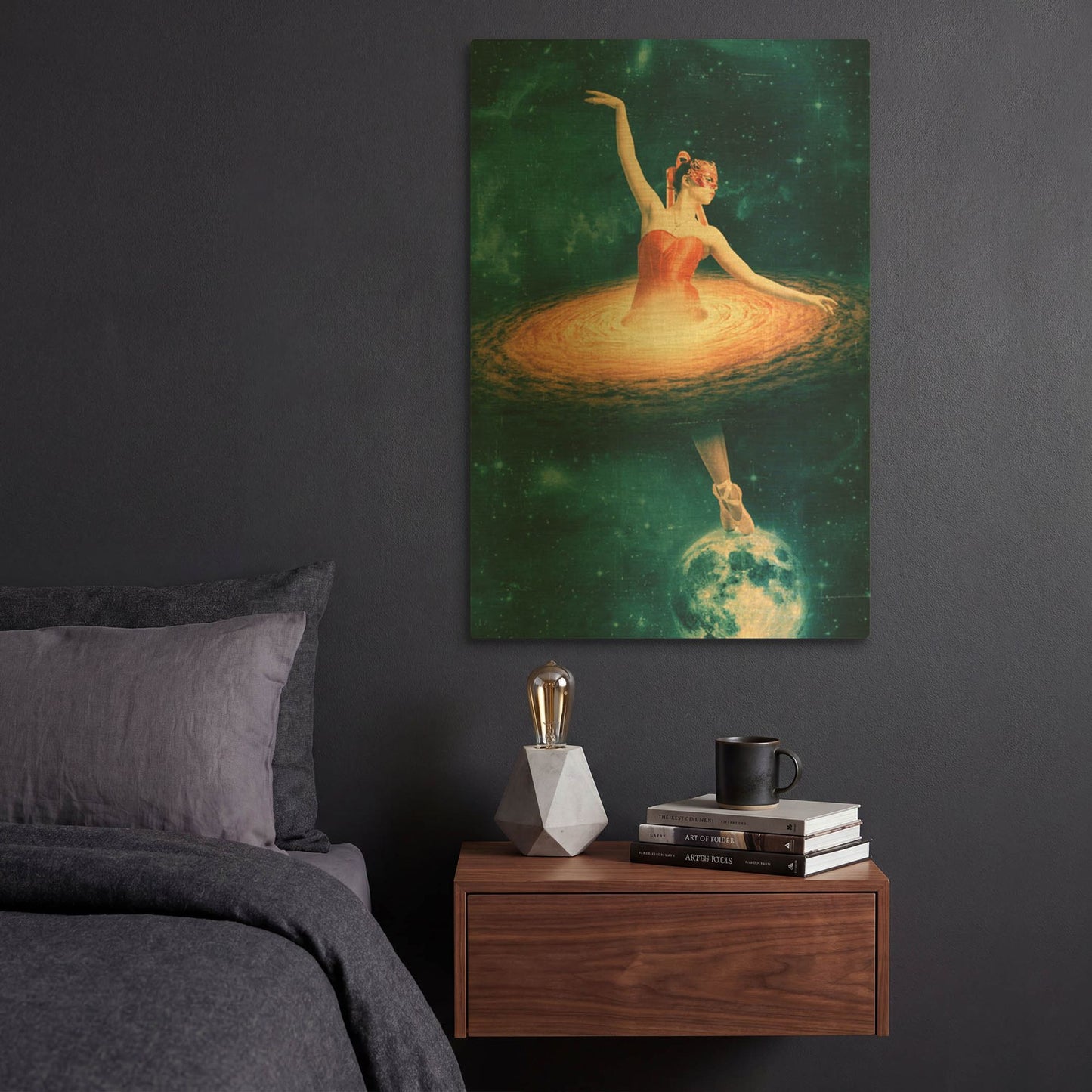 'Prima Ballerina Assoluta' By Paula Belle Flores Gold Metal Wall Art