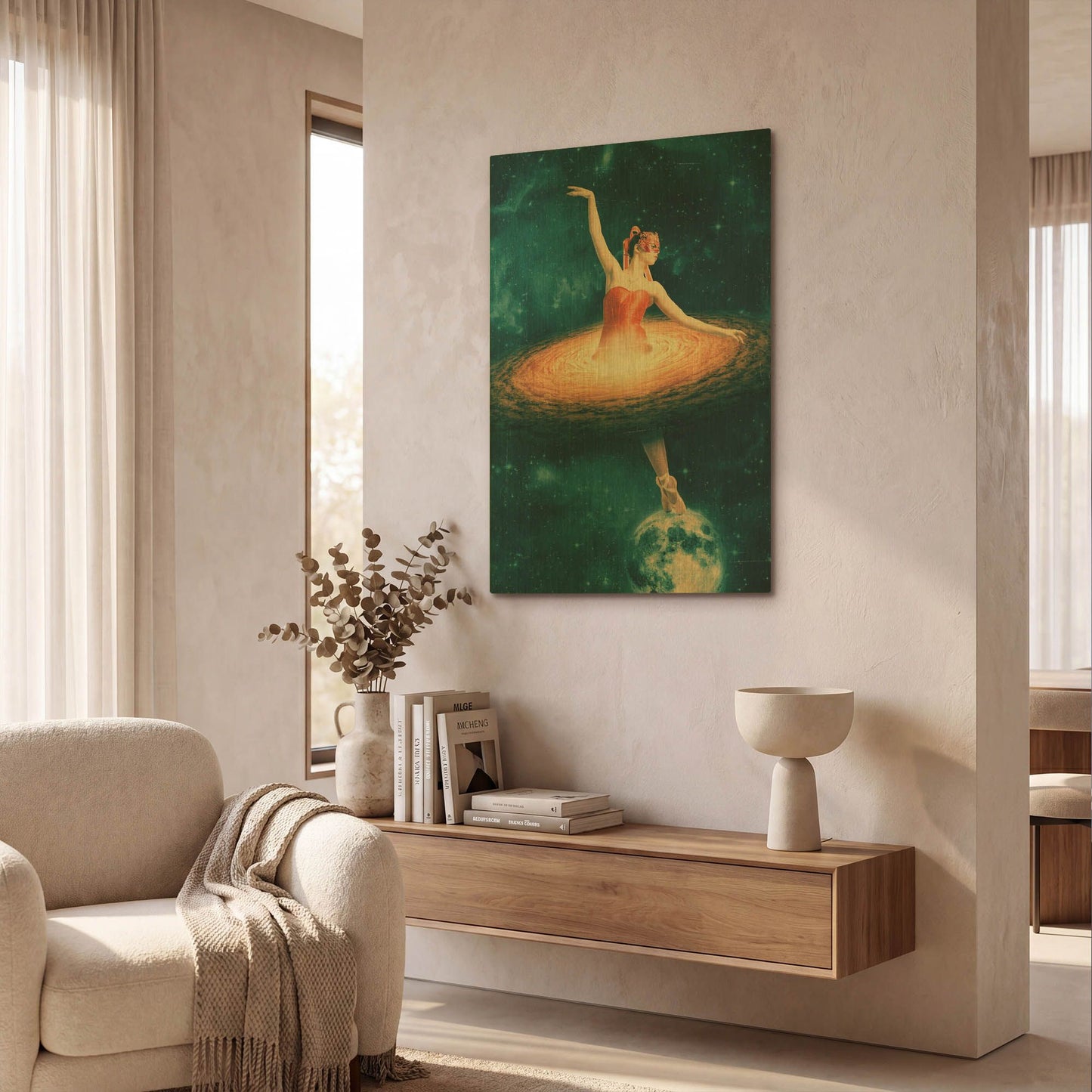 'Prima Ballerina Assoluta' By Paula Belle Flores Gold Metal Wall Art