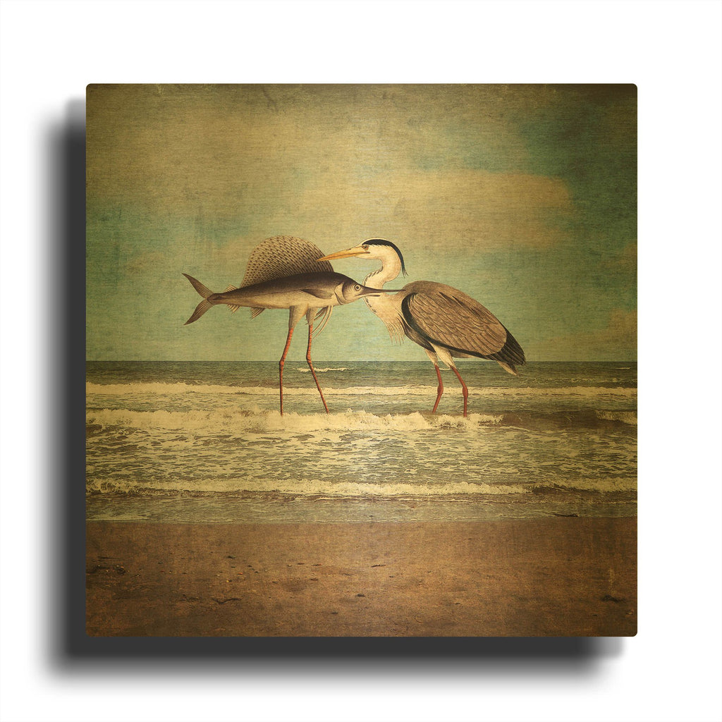 'What Would I Do For Love' By Paula Belle Flores Gold Metal Wall Art
