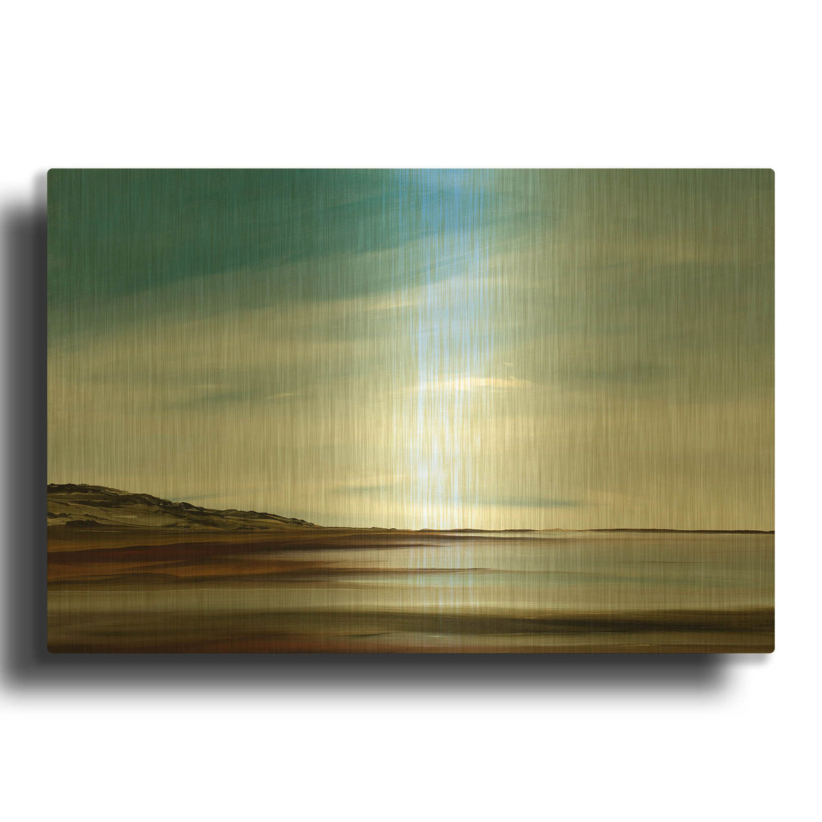 'Elements' By Rick Fleury Gold Metal Wall Art