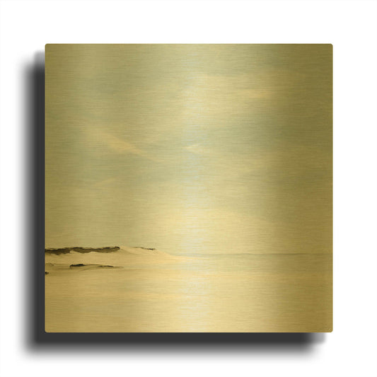 'Inshore' By Rick Fleury Gold Metal Wall Art