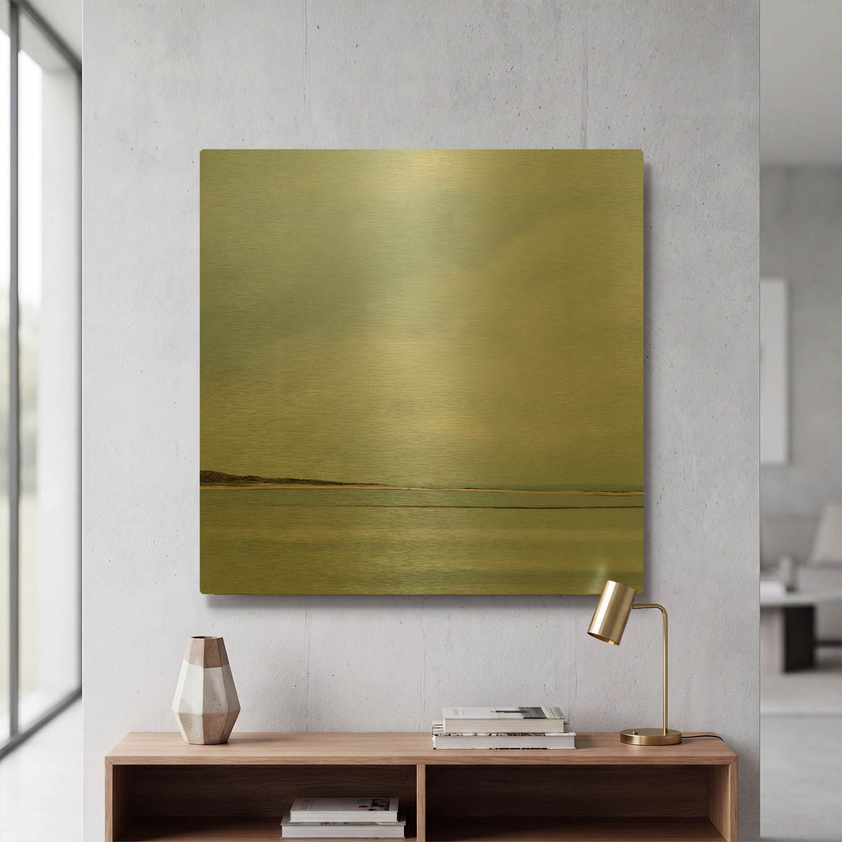 'Integrity' By Rick Fleury Gold Metal Wall Art