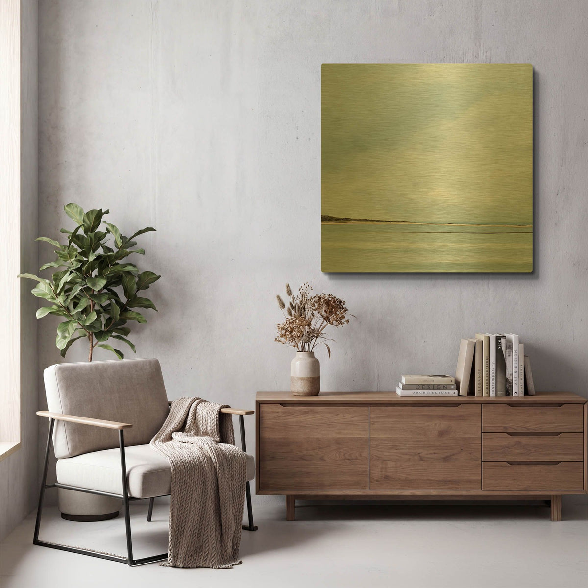 'Integrity' By Rick Fleury Gold Metal Wall Art