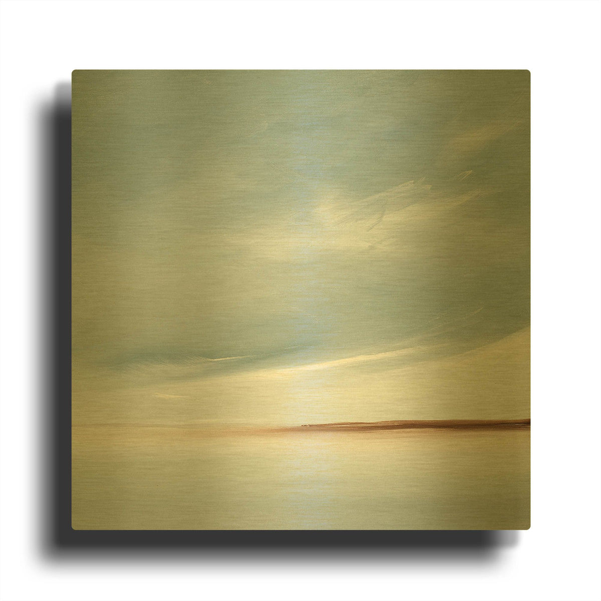 'Journey II' By Rick Fleury Gold Metal Wall Art