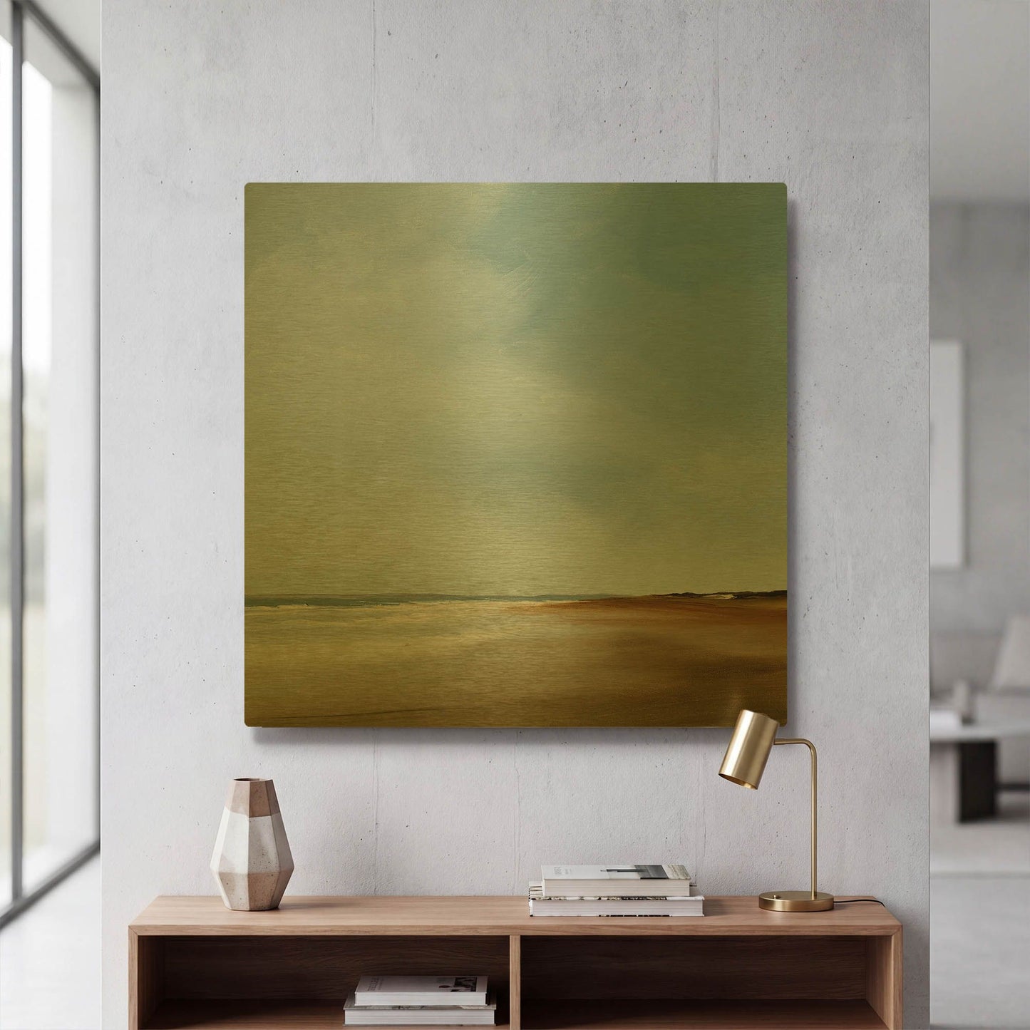 'Legend' By Rick Fleury Gold Metal Wall Art