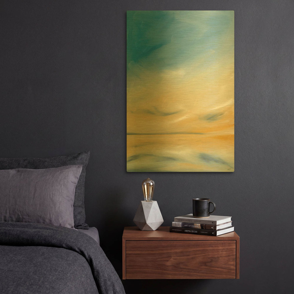 'Magic' By Rick Fleury Gold Metal Wall Art