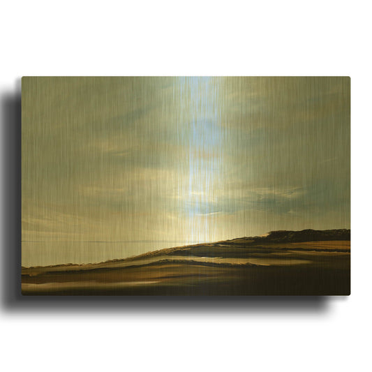'Meditation' By Rick Fleury Gold Metal Wall Art