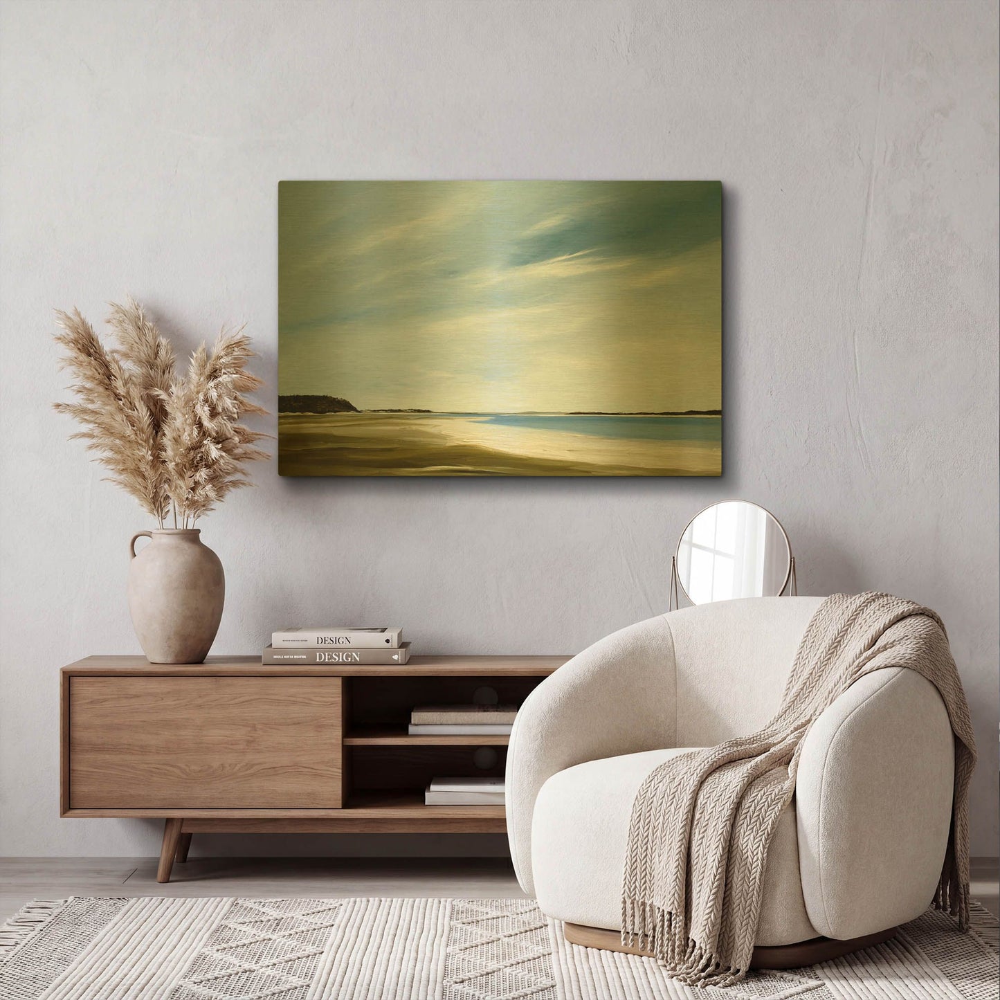 'Ovation' By Rick Fleury Gold Metal Wall Art