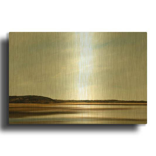 'Perception' By Rick Fleury Gold Metal Wall Art
