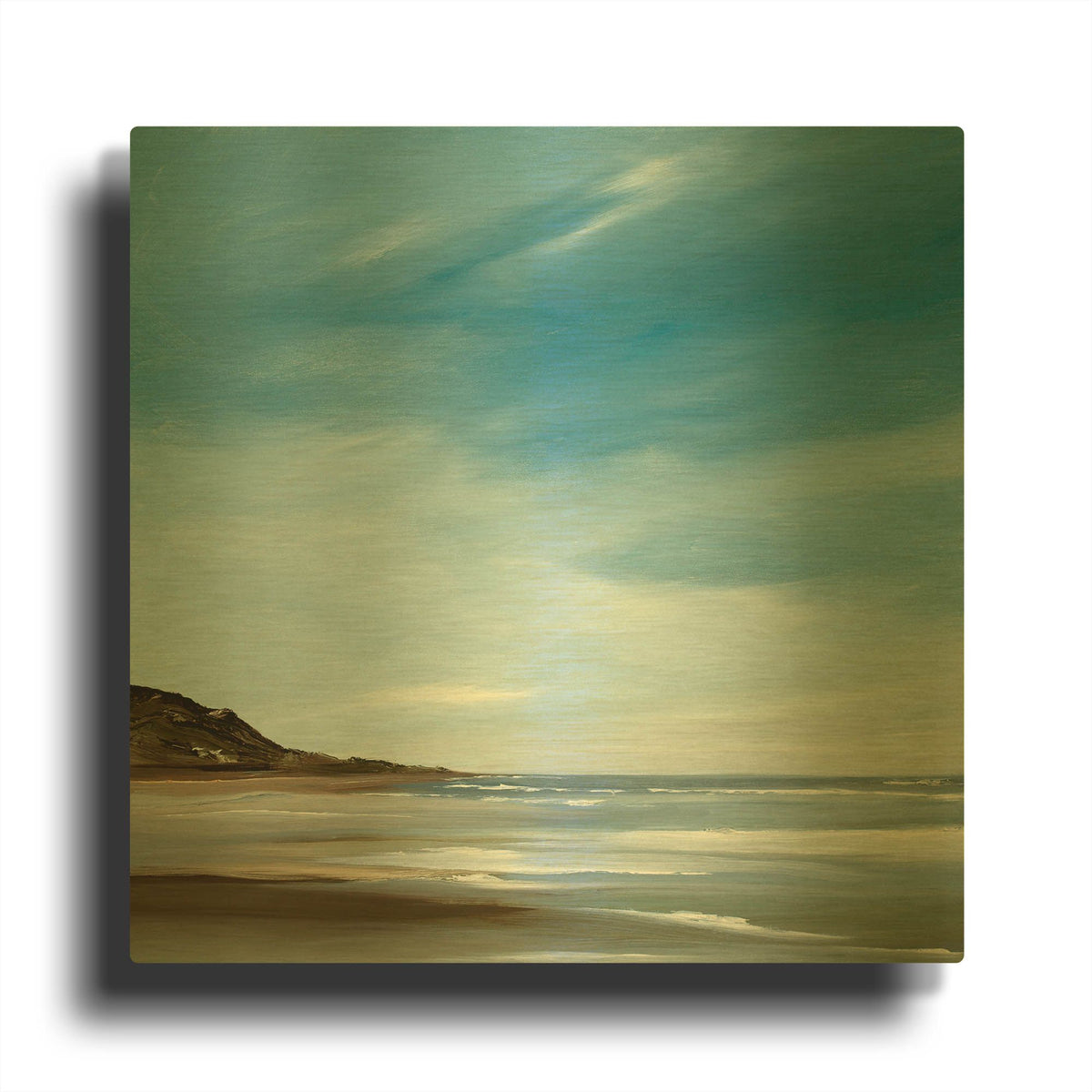 'Respite' By Rick Fleury Gold Metal Wall Art