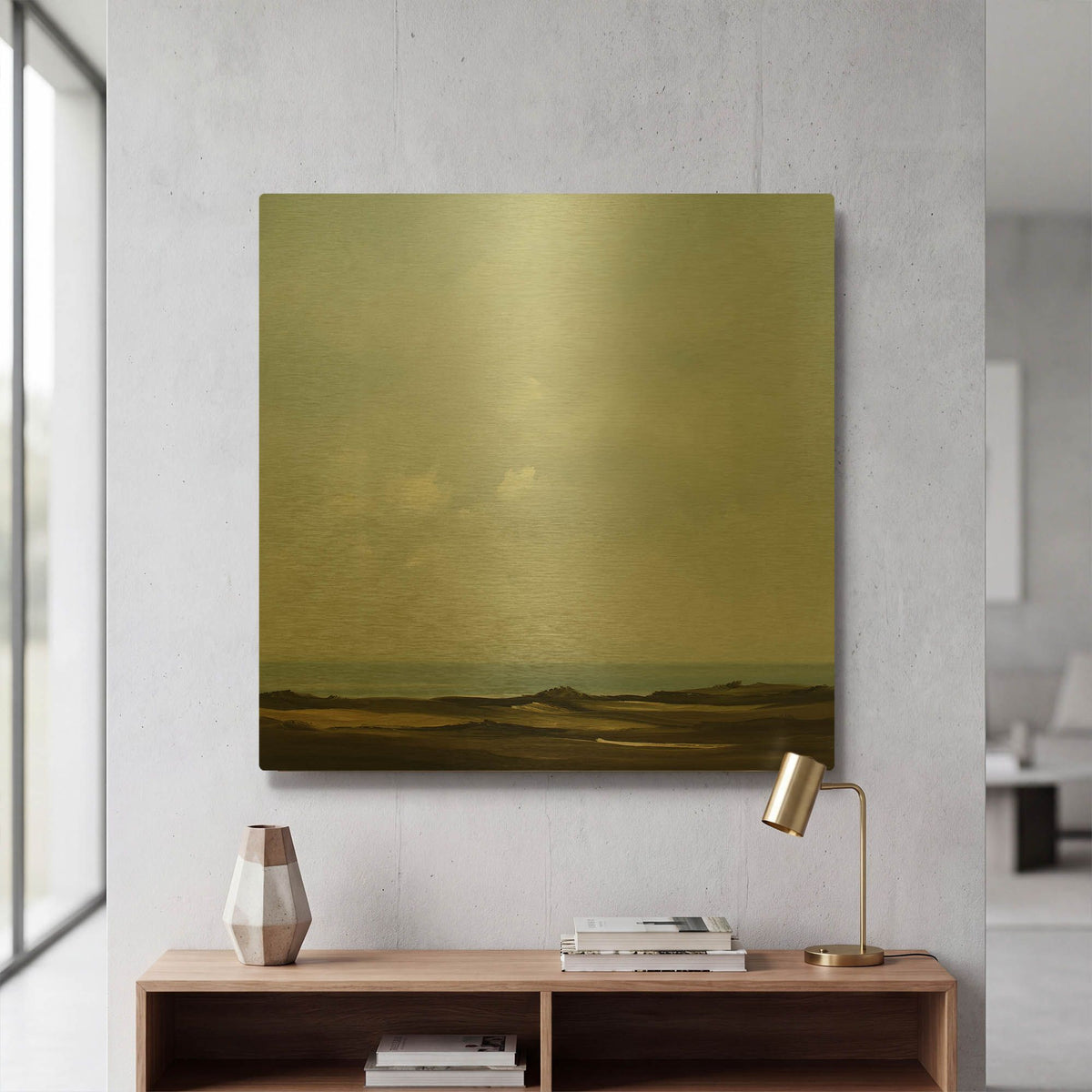 'Sanctity' By Rick Fleury Gold Metal Wall Art