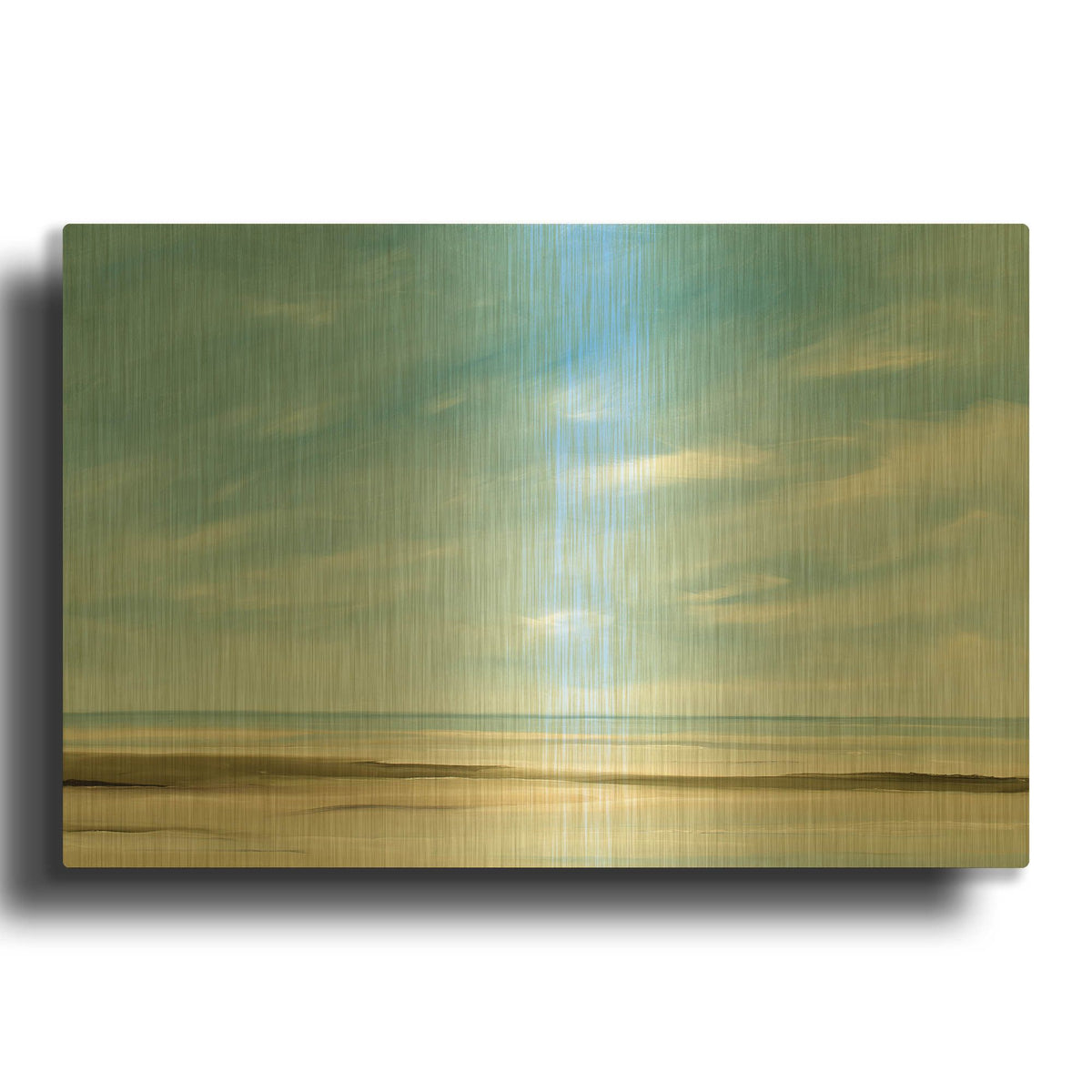 'Wonder II' By Rick Fleury Gold Metal Wall Art