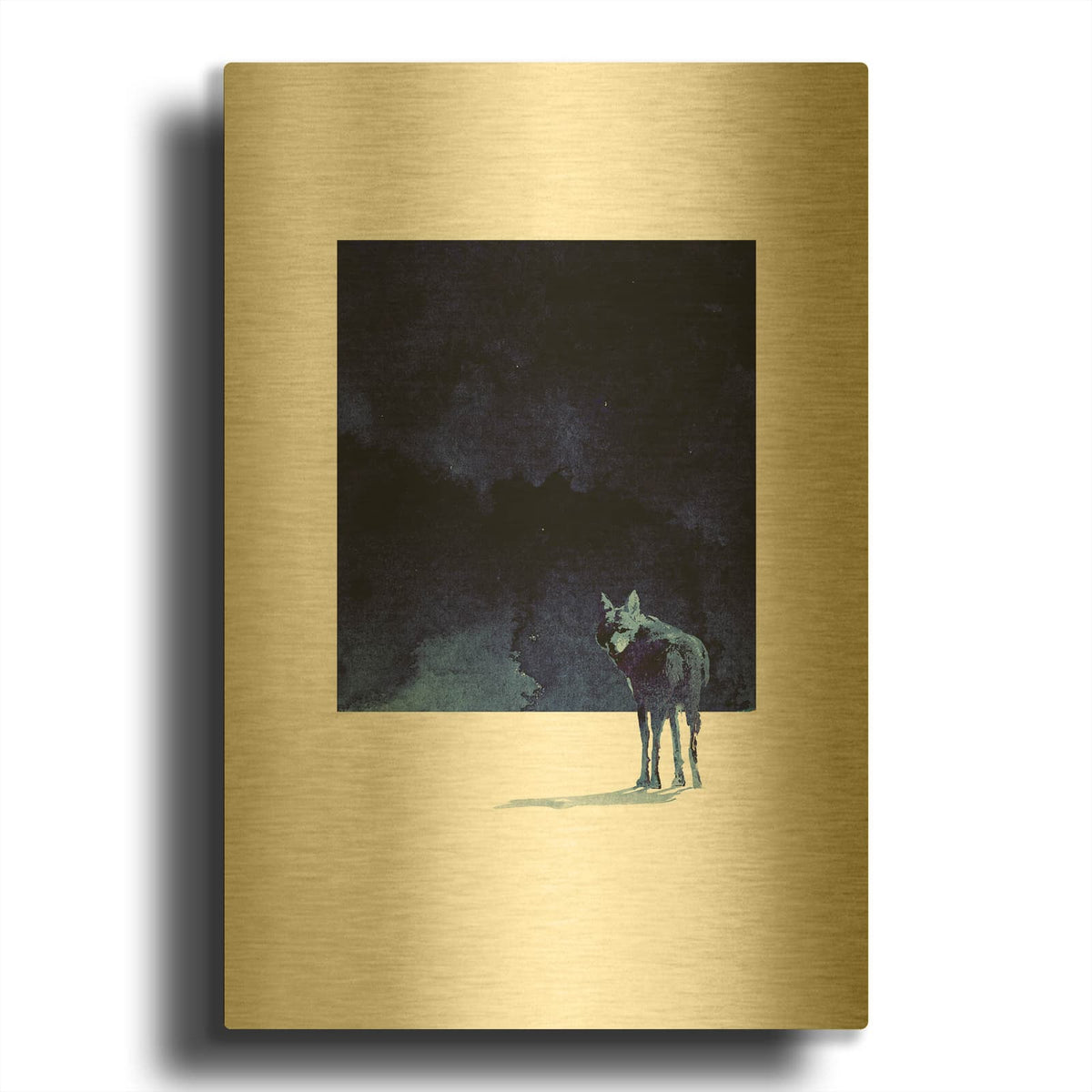 'I’m Going Back' By Robert Farkas Gold Metal Wall Art