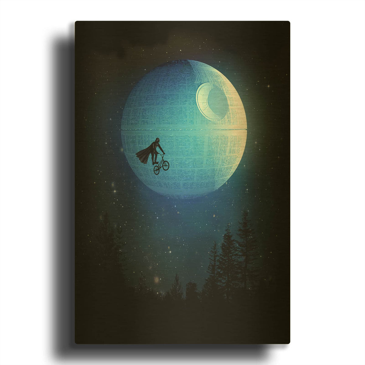 'Let’s Have a Ride' By Robert Farkas Gold Metal Wall Art