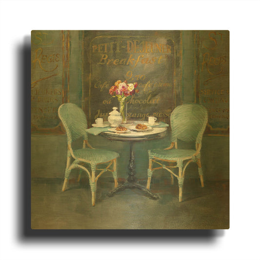 'Joy of Paris II' By Danhui Nai Gold Metal Wall Art