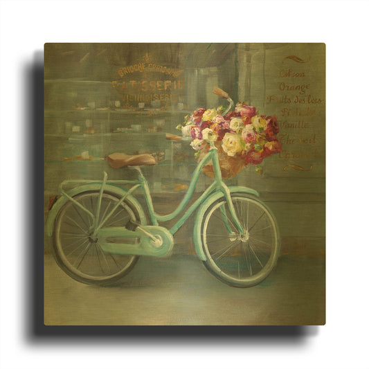 'Joy of Paris I' By Danhui Nai Gold Metal Wall Art