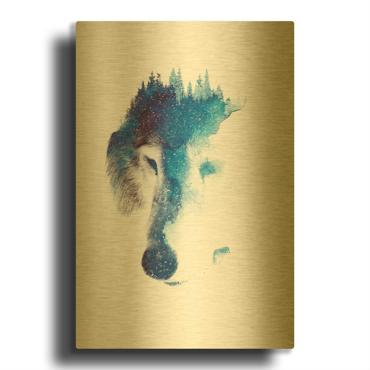 'Through Many Storms' By Robert Farkas Gold Metal Wall Art