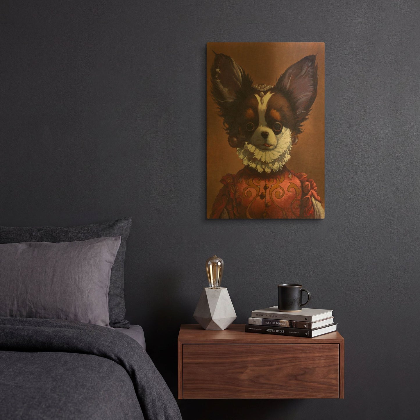 'Queenie' By Thomas Fluharty Gold Metal Wall Art