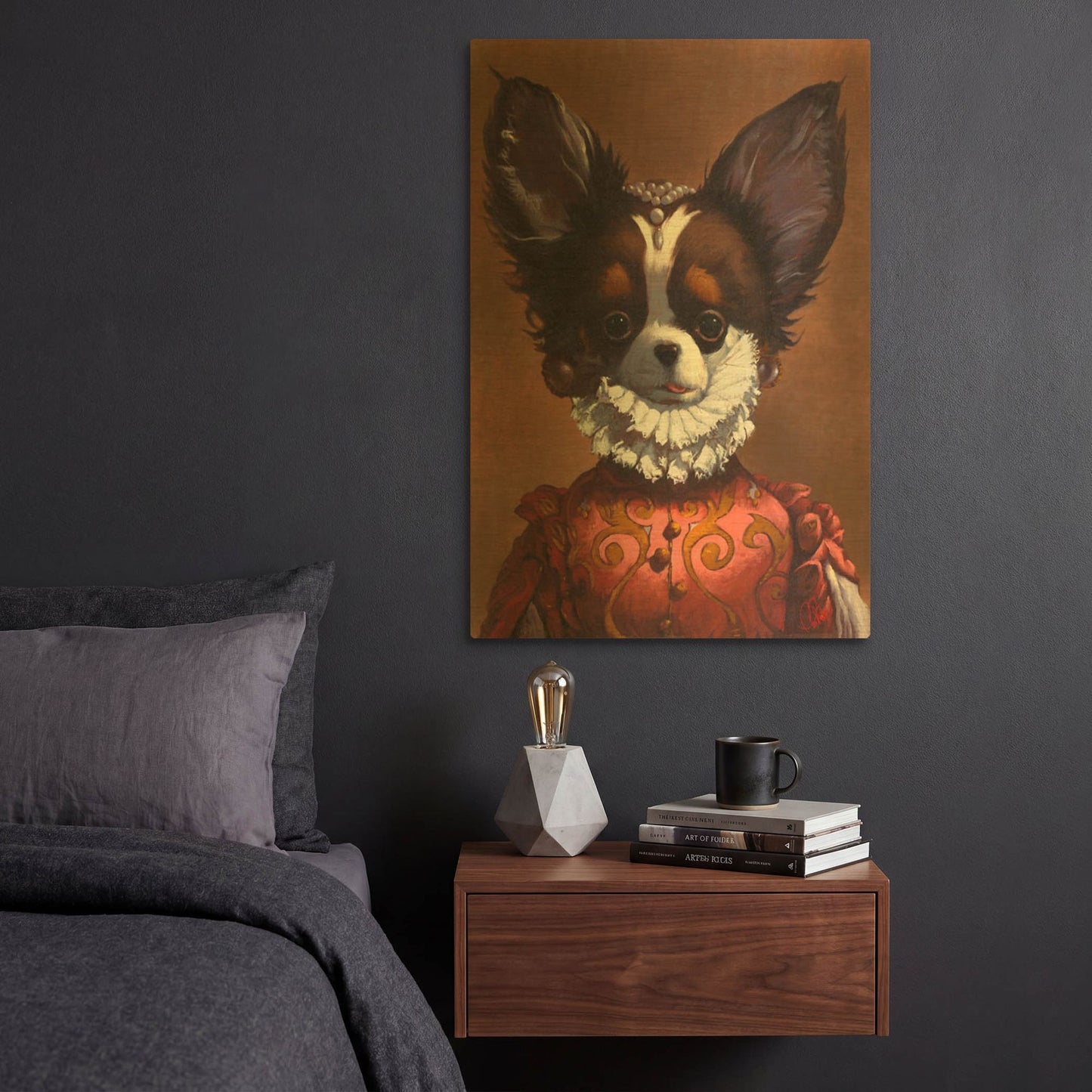 'Queenie' By Thomas Fluharty Gold Metal Wall Art
