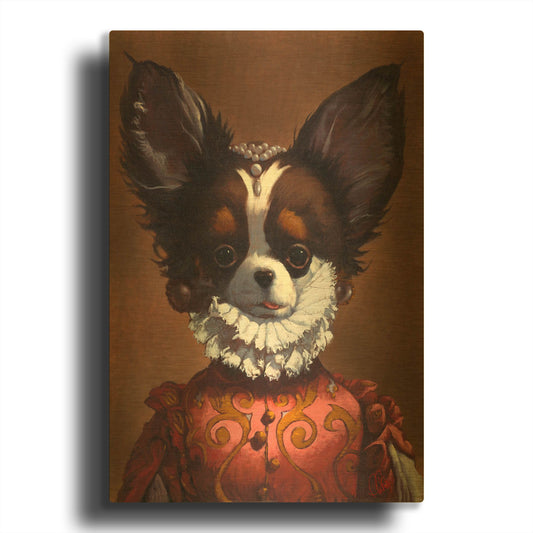 'Queenie' By Thomas Fluharty Gold Metal Wall Art