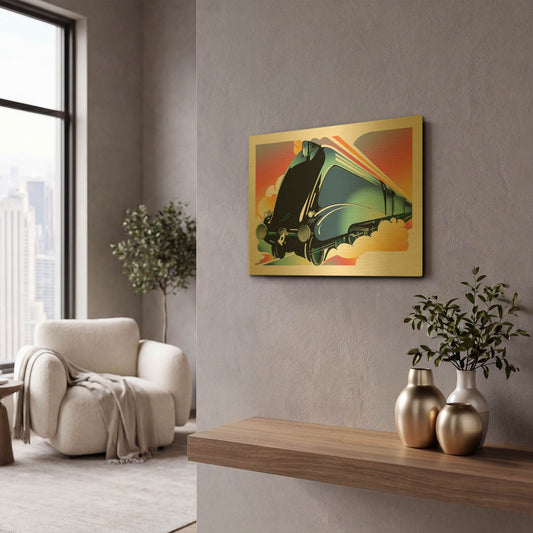 'Mallard' By David Chestnutt Gold Metal Wall Art