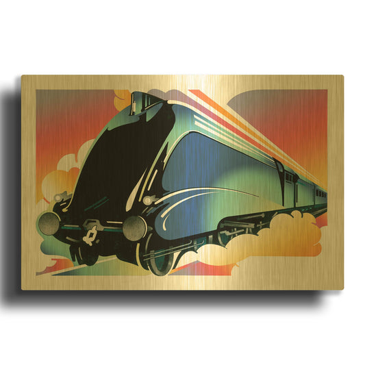 'Mallard' By David Chestnutt Gold Metal Wall Art