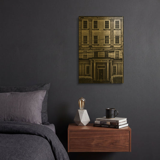 'Geometry No 17' By Brian Carson Gold Metal Wall Art