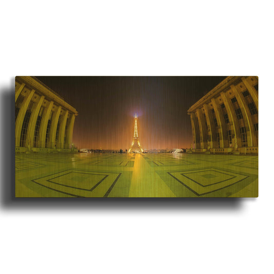 'Dynamic Object Edit' By Sebastien Lory Gold Metal Wall Art